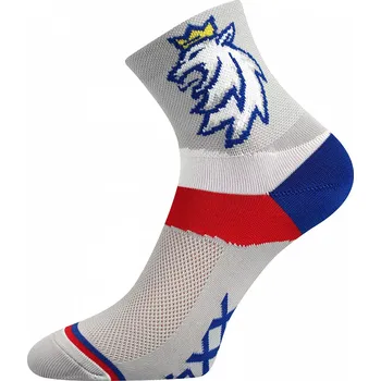 Pánské ponožky Cyklistické ponožky Lev - 35-38 / světle šedá