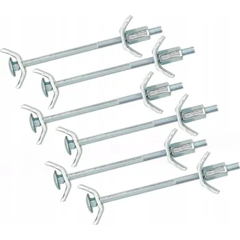 Nábytkové kování Nábytkový šroubový konektor 120 konektor pracovní desky - 6 ks. - 123 mm