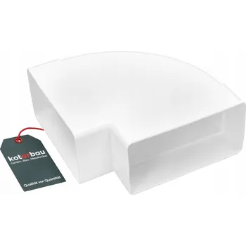 Ventilační potrubí Koleno ventilačního potrubí horizontální 110x55 - 110x55 mm
