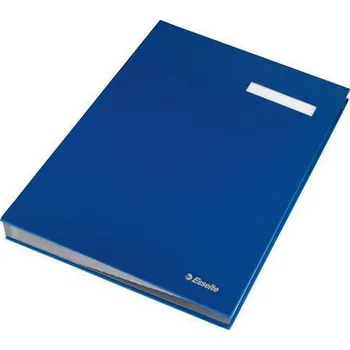Archivační box Podpisová kniha, modrá, karton, A4, 20 listů, ESSELTE 621063