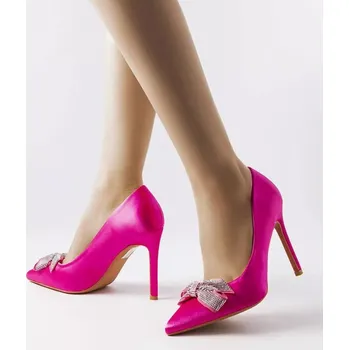 Dámské lodičky Dámské lodičky na jehlovém podpatku 23034 Fuchsiová - Sweet Shoes fuchsie 37