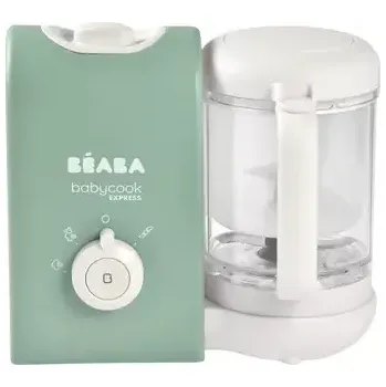 Dětské zboží Beaba Parní vařič + mixér BABYCOOK Express Sage Green (916301BB)