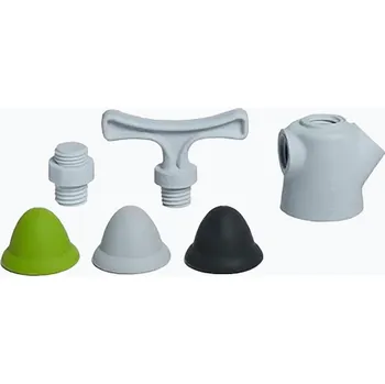 Masážní přístroj Sada nástavců pro masážní přístroj BLACKROLL Booster Head white/green/black