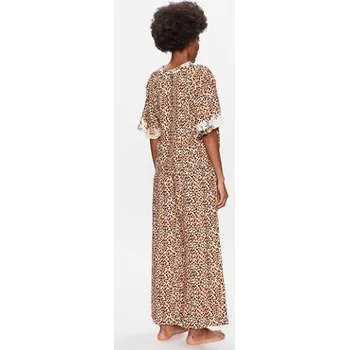 Dámské pyžamo Maaji Pyžamo 1057ZPS004 Hnědá Relaxed Fit M