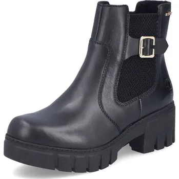 Dámské kozačky Dámská kotníková obuv RIEKER 74560-00 černá W5 42