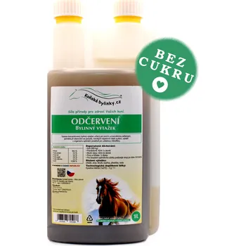 Krmivo pro koně Koňské bylinky Koňské bylinky, Bylinný výtažek - Odčervení 1l