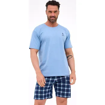 Pánské pyžamo Pyžamo Cornette 326/309 Sequoia 2 kr/r S-2XL modrá L