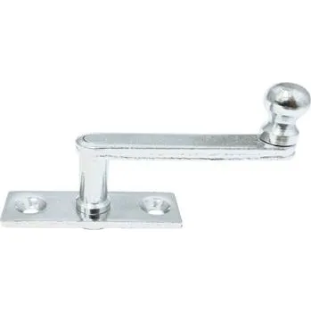 Okenní klika Okenní obrtlík na hranaté podložce, 17 mm, ocel stříbrný pozink