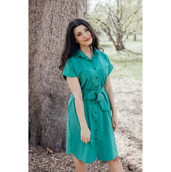 Dámské šaty Košilové šaty Vero zelené Velikost: M
