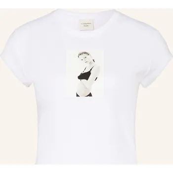 Dámské tričko Calvin Klein Jeans Dámské Tričko Classic Kate, bílá, 36