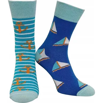 Pánské ponožky Veselé nestejné ponožky Jsem u moře - 35-38