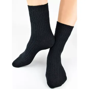 Dámské ponožky Dámské ponožky s vlnou SW029 - 36-41 / černá