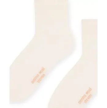 Dámské ponožky Dámské merino ponožky Bona - 35-37 / smetanová