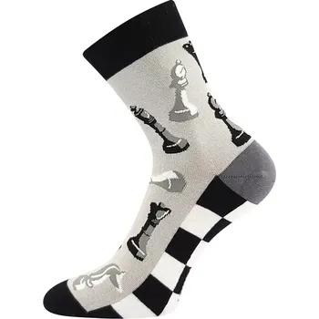 Pánské ponožky Devive Šach - 39-42 / světle šedá