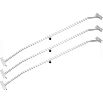 zvedák Sada 3 ks Podpěr pro ploché plachty v přívěsech Univerzální 140-210cm M19281