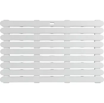 Plastový sprchový a bazénový rošt, 80 x 50 cm, bílý, WENKO 2. jakost