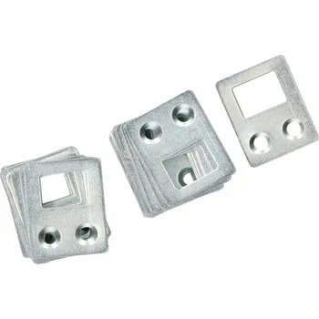 Nábytkové kování Držák na nábytek 25x20 držák na nábytek - 100 ks. stříbro kotarbau - 100 ks.