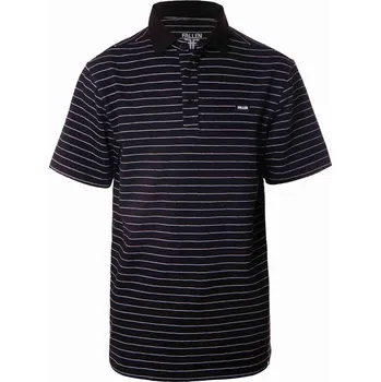 Pánské tričko FALLEN triko - Polo Tee Stripe Black (STRIPE/BLACK) velikost: XL