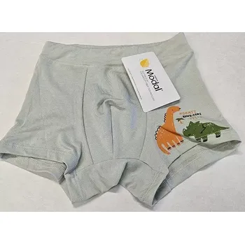 Dětská móda Chlapecké modalové boxerky Dino - 98-104 / olivová světlá
