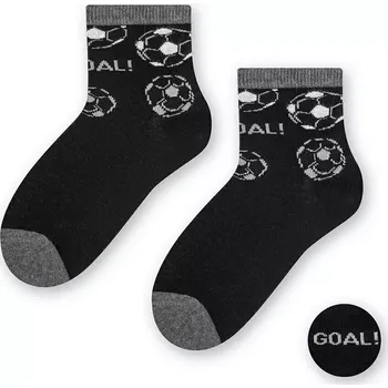 Dětská móda Chlapecké ponožky Futbal - 29-31 / černá
