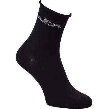Dámské ponožky Dámské bambusové ponožky Angelika - 35-38 / černá