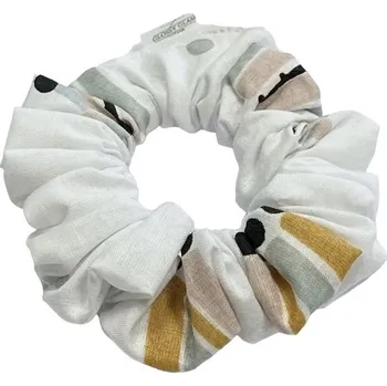 gumička do vlasů scrunchies glossy glam Duha malá - bavlna