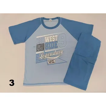 Chlapecké pyžamo Chlapecké pyžamo City krátké - 128 / modrá / 3