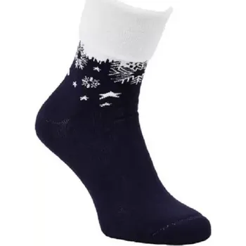 Dámské ponožky Dámské froté ponožky Snow - 35-38 / tmavě modrá