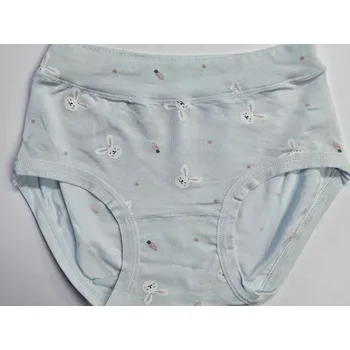 Kalhotky Dívčí kalhotky Zajíček a mrkev - 98-104 / světle modrá