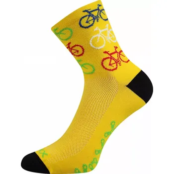 Pánské ponožky Cyklistické ponožky Ralf Bike - 43-46 / černá