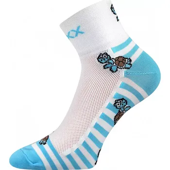Pánské ponožky Cyklistické ponožky Želva - 35-38 / bílá
