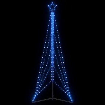 Vánoční stromek OMAXI LED vánoční stromek 525 modrých LED diod 302 cm 394224