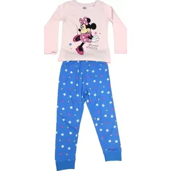Dívčí pyžamo Dívčí pyžamo Minnie Mouse - 134 / růžová/modrá