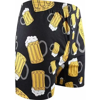 Trenýrky Pánské trenýrky Velké Pivo - 3XL / černá