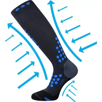 Kompresní podkolenky Marathon - 39-42 / tmavě modrá