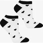 Dámské ponožky CSD240-077 - 35-38 / bílá/černá