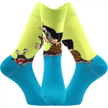 Dospělé ponožky Krtek 211 - 39-42 / tyrkysová