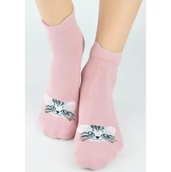 Dívčí ABS ponožky SB009 - 23-26 / pudrově růžová