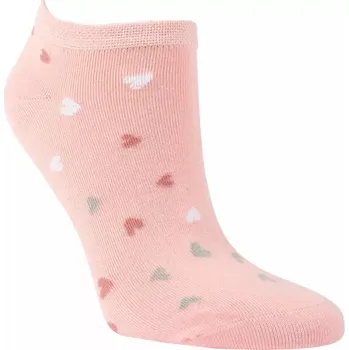 Dámské ponožky Dámské ponožky Mini srdíčka - 35-38 / růžová