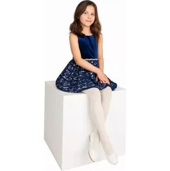 Dámské punčochy Dívčí punčochy Luisa 40 DEN - 116-122 / smetanová