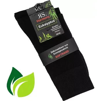 Pánské ponožky Dospělé ponožky s eukalyptem - 43-46 / černá