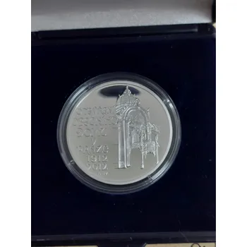 Česká mincovna 200 Kč 2012 100. výročí otevření Obecního domu v Praze Proof, pamětní stříbrná mince
