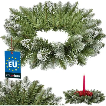 Vánoční dekorace Vánoční adventní věnec 40 - 40 cm