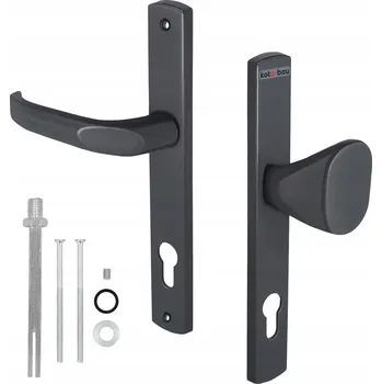 Dveřní kování Klika dveří pro vložku 90 s dlouhou hřídelí - 90 mm