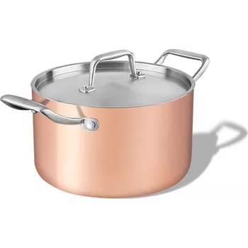 Hrnec Elmich Měděný hrnec Tria Copper Ø 24 cm (5L)