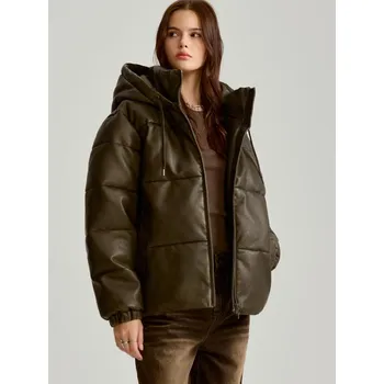 Dámský kabát Bunda puffer s kapucí - L - House - vícebarevná - 279CF-MLC