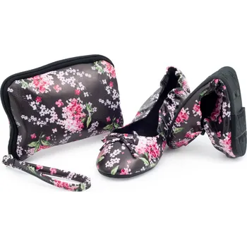 Dámské baleríny CatMotion skládací baleríny do kabelky Night Flower Velikost L (40, 41), 26 cm