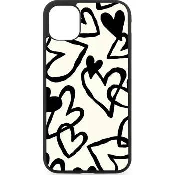 Náhradní kryt pro mobilní telefon Kryt na mobil Realme Black hearts Realme: C75 4G