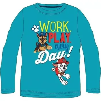 Chlapecké tričko Chlapecké tričko dl.r. Tlapková patrola 52022052 modré