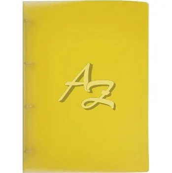 pořadač 4kroužek A4/20mm PP Elegance Žlutý